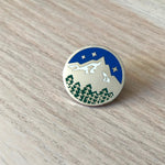 Blue Mountain Badge Pin Bright Future Heirloom