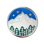 Blue Mountain Badge Pin Bright Future Heirloom