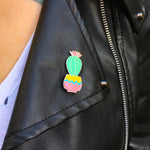 Cute Cactus Pin Bright Future Heirloom