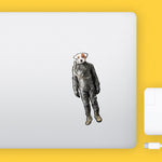 Dog-Astronaut Decal Bright Future Heirloom