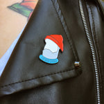 I'm With Zissou Life Aquatic Wes Anderson Pin Bright Future Heirloom