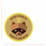 Khaki Scouts Badge - Moonrise Kingdom Wes Anderson Decal Bright Future Heirloom