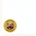 Khaki Scouts Badge - Moonrise Kingdom Wes Anderson Decal Bright Future Heirloom