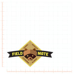 Khaki Scouts Field Mate Badge - Moonrise Kingdom Wes Anderson Decal Bright Future Heirloom