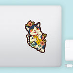 Lucky Cat Decal Bright Future Heirloom