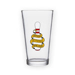 Nothing Is Fucked Here - Big Lebowski Pint Glass Bright Future Heirloom