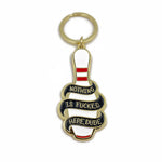 Nothing is Fucked Here - Enamel Keychain Bright Future Heirloom