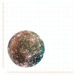Callisto, Jupiter's Moon Decal