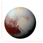 Planet Pluto Decal