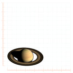 Planet Saturn Decal