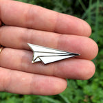 Paper Airplane Pin Bright Future Heirloom