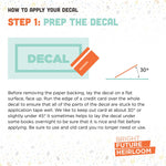 Peach Watercolor Peony Decal Bright Future Heirloom