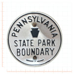 Pennsylvania State Park Boundary - PA Parks Decal Bright Future Heirloom