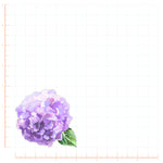Purple Watercolor Hydrangea Flower Decal Bright Future Heirloom