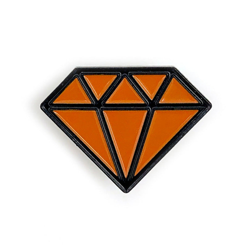 Tattoo Diamond in Orange Pin Bright Future Heirloom