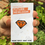 Tattoo Diamond in Orange Pin Bright Future Heirloom