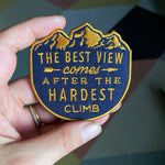 The Best View Embroidered Iron On Patch Bright Future Heirloom