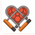 U-Lock Heart Decal Bright Future Heirloom