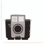 Vintage Brownie Twin Camera Decal Bright Future Heirloom