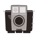 Vintage Brownie Twin Camera Decal Bright Future Heirloom