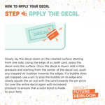 Watercolor Stargazer Lily Flower Decal Bright Future Heirloom