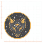 Boho Wolf Badge Decal Bright Future Heirloom