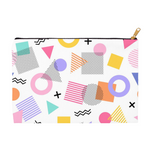 Bright Memphis Shapes - Accessory Pouch Bright Future Heirloom