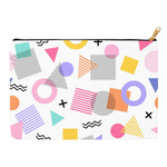 Bright Memphis Shapes - Accessory Pouch Bright Future Heirloom