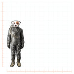 Dog-Astronaut Decal Bright Future Heirloom