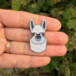 Flat Design Llama Pin or Alpaca Pin Pin Bright Future Heirloom