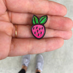 Glitter Strawberry Pin Bright Future Heirloom