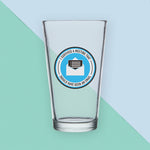 I Survived A Meeting In Blue Pint Glass Bright Future Heirloom