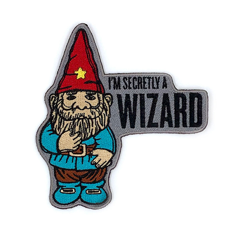 I'm Secretly a Wizard - Embroidered Sew On Patch Bright Future Heirloom