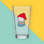 I'm With Steve Zissou - Life Aquatic Wes Anderson Pint Glass Bright Future Heirloom