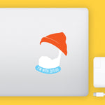 I'm With Zissou Decal Bright Future Heirloom