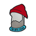 I'm With Zissou - Life Aquatic Wes Anderson Embroidered Sew On Patch Bright Future Heirloom