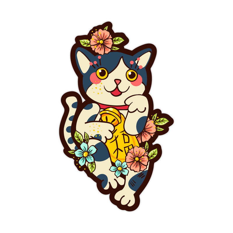 Lucky Cat Decal Bright Future Heirloom
