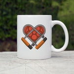 U-Lock Bike Lock Heart Mug