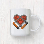 U-Lock Bike Lock Heart Mug