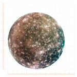 Callisto, Jupiter's Moon Decal