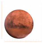 Planet Mars Decal
