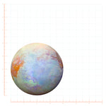 Titan, A moon of Saturn Decal