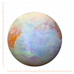 Titan, A moon of Saturn Decal