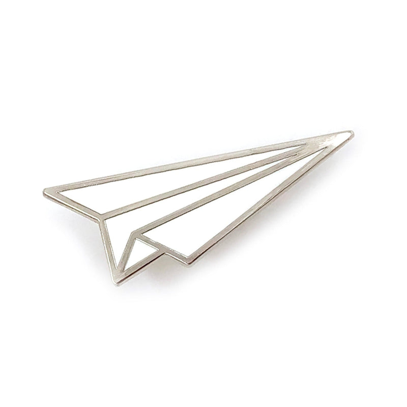 Paper Airplane Pin Bright Future Heirloom