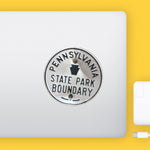 Pennsylvania State Park Boundary - PA Parks Decal Bright Future Heirloom