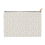 Tan + Black Memphis 04 - Accessory Pouch Bright Future Heirloom