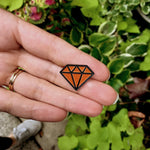 Tattoo Diamond in Orange Pin Bright Future Heirloom