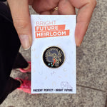 Tattoo Style Wolf Pin Bright Future Heirloom