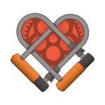 U-Lock Heart Decal Bright Future Heirloom