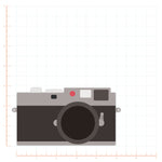 Vintage Leica M3 Camera Decal Bright Future Heirloom